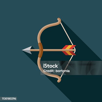 istock Bow and Arrow Weapon Icon 1130180296