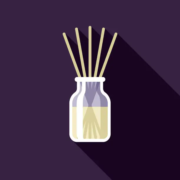 Vector illustration of Reed Diffuser Spa Icon