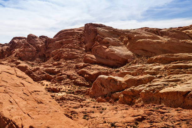 istock Orange rock formations at Valley of Fire State Park, USA 1130196212