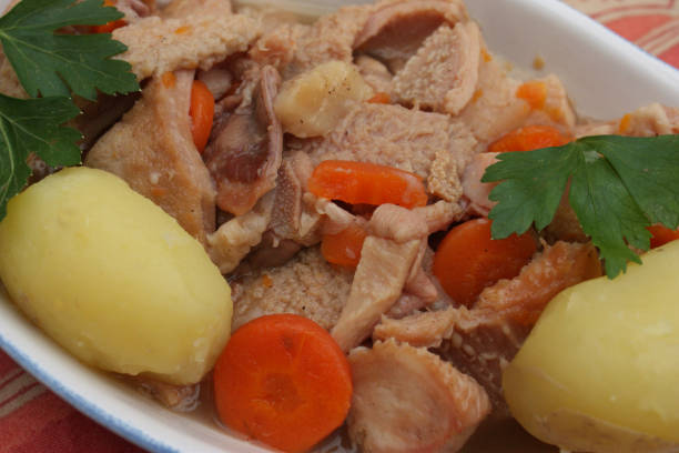 istock Tripes cooked in Provencal style served with steamed potatoes 1130211288