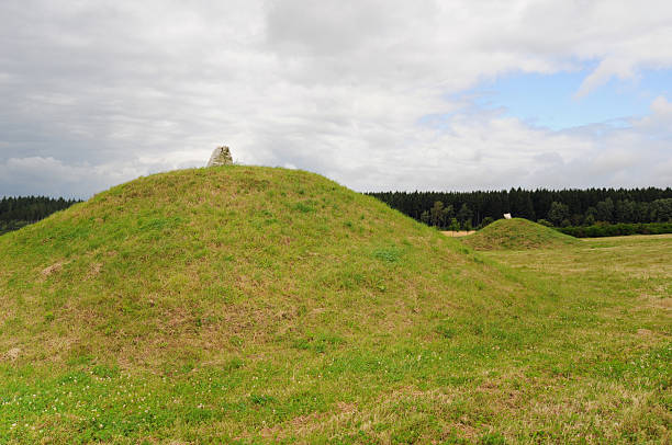 istock Gave Mound in archeological park Belginum (Rhineland Palatinate) 113021622