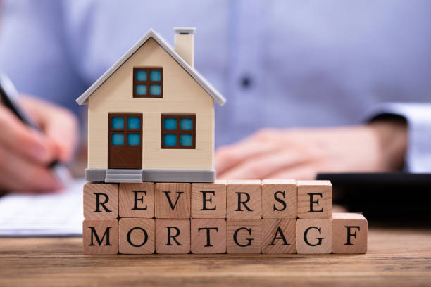 istock Reverse Mortgage In Front Of Businessman 1130220094