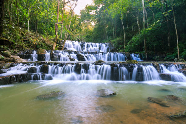 istock Waterfall in Namtok Samlan National Park, Saraburi, Thailand 1130224004