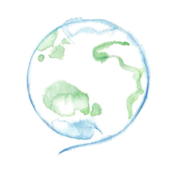 지구 - 地球 stock illustrations