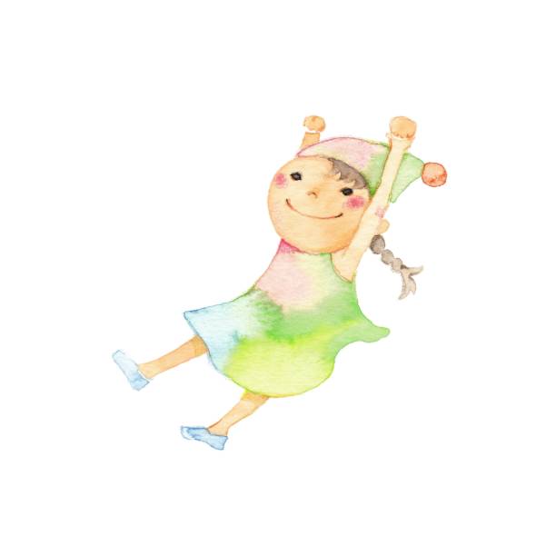Cute dwarf Cute dwarf
The dwarf who put on iridescent clothes 妖精 stock illustrations