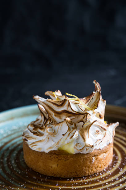 istock Tasty cake on a dark background 1130238826