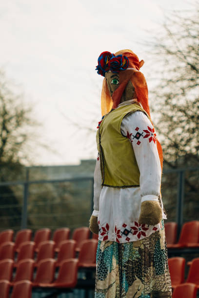 istock Maslenitsa - a doll for the burning 1130240713