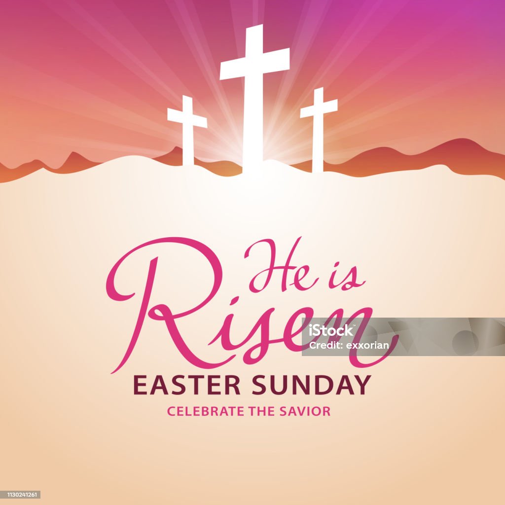 Easter Sunday Stock Illustration - Download Image Now - Easter ...