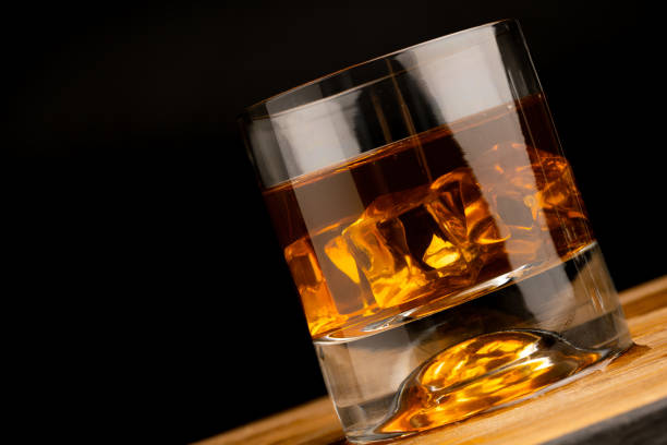 istock whiskey glass and whiskey 1130243626