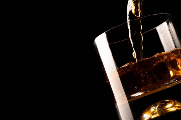 istock whiskey glass and whiskey 1130244148