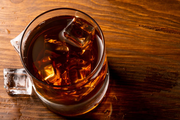 istock whiskey glass and whiskey 1130244336