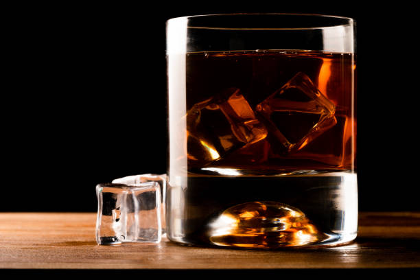 istock whiskey glass and whiskey 1130244420