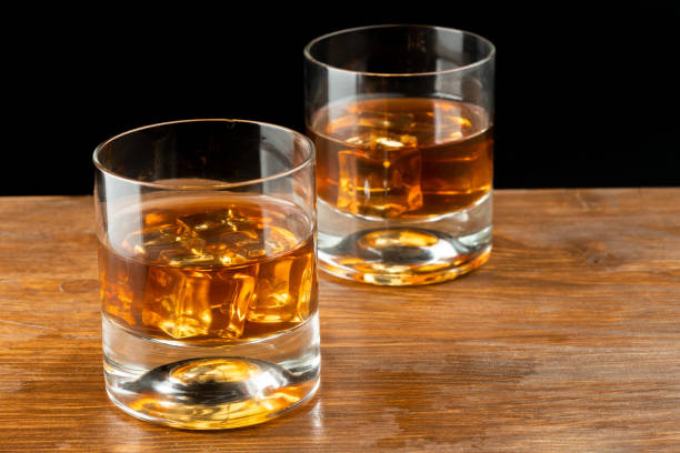 istock whiskey glass and whiskey 1130244511