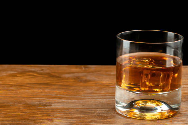 istock whiskey glass and whiskey 1130244559