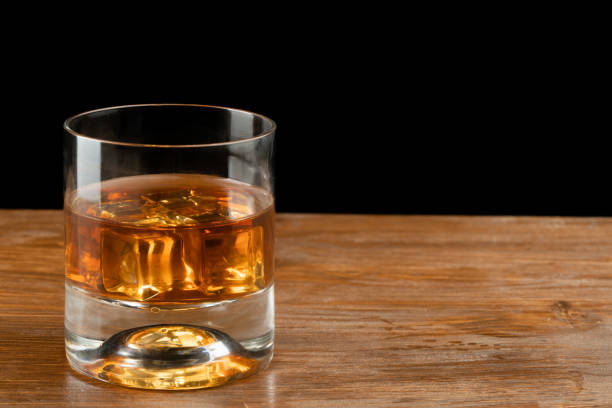 istock whiskey glass and whiskey 1130244601