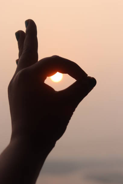 istock Close up big sunset, creative sunset photography, big orange Sun, Dramatic sunset, beautiful scenic view of nature 1130248280