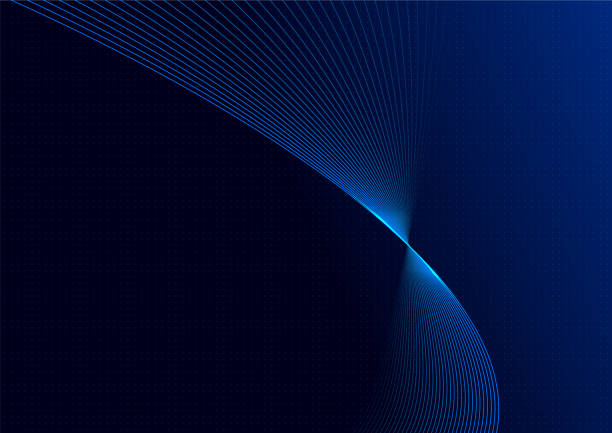 illustrazioni stock, clip art, cartoni animati e icone di tendenza di background tecnologico, tecnologia di comunicazione astratta, concetto futuristico, concetto di innovazione futura - backgrounds abstract technology blue