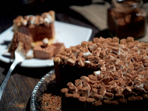istock Homemade chocolate cheesecake 1130252493