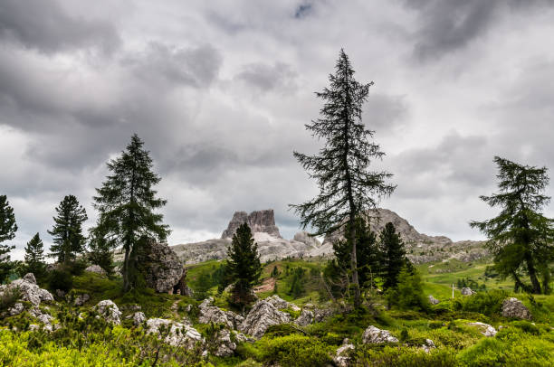 istock The Dolomites on an overcast day 1130253983