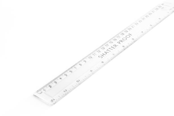 istock Concept measure tool, ruler measurement isolated on white background 1130257874
