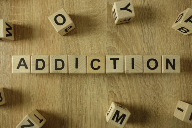 istock Addiction word from wooden blocks 1130260818