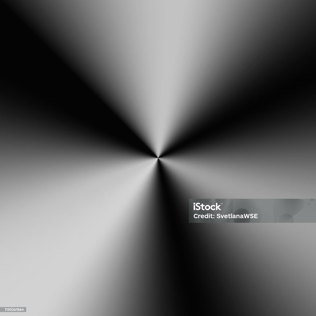 Black Conical Gradient Stock Illustration - Download Image Now - Alloy ...