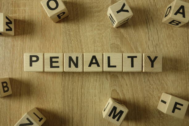 istock Penalty word from wooden blocks 1130261566