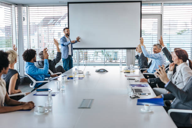 istock Engaging business presentation in the office! 1130265948