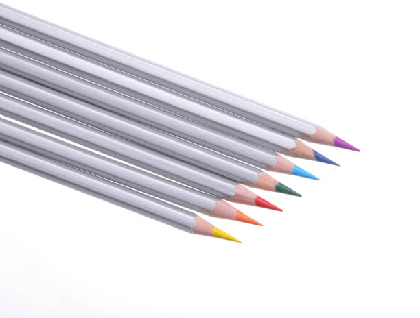 istock A set of pencils on a white background. 1130266269
