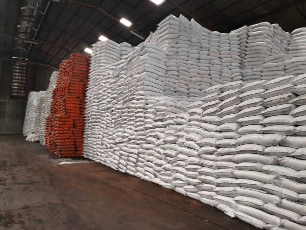 istock Stock pile in warehouse. 1130266396