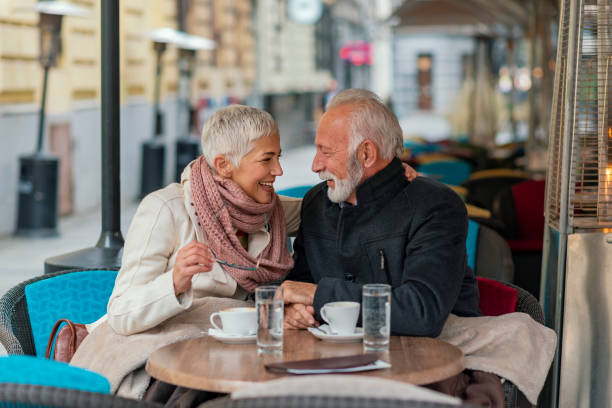istock Mature Couple Afternoon Tea Drinking Relax Concept 1130267150