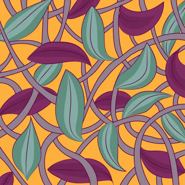 Vector illustration of Flower texture. Abstraction.