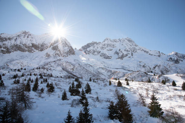 istock View of the mountains around the Tonale Pass 1130271361
