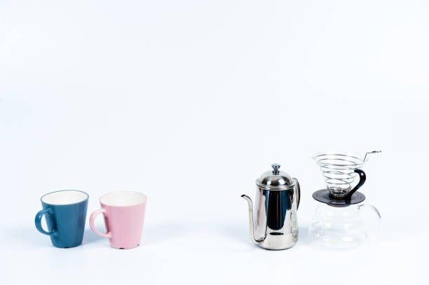 istock Tidy flowers or fruits and various kitchen tools on the white background. 1130274873