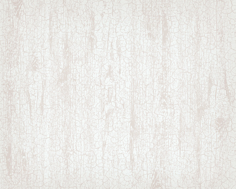 Texture of white wooden background. Craquelure effect with cracks in the paint. Vector illustration.