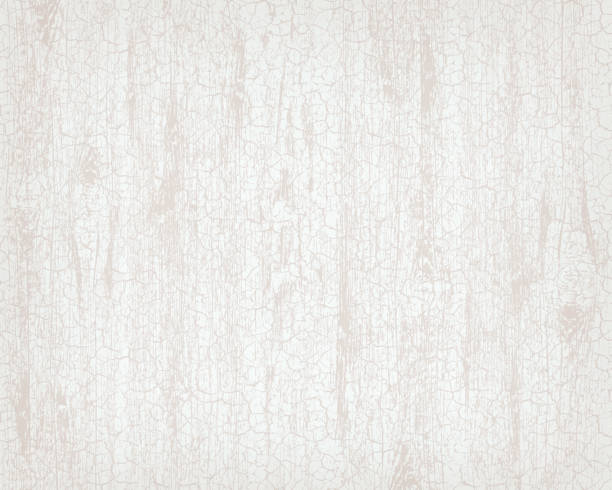 Texture of white wooden background. Craquelure effect Texture of white wooden background. Craquelure effect with cracks in the paint. Vector illustration. peeling off stock illustrations