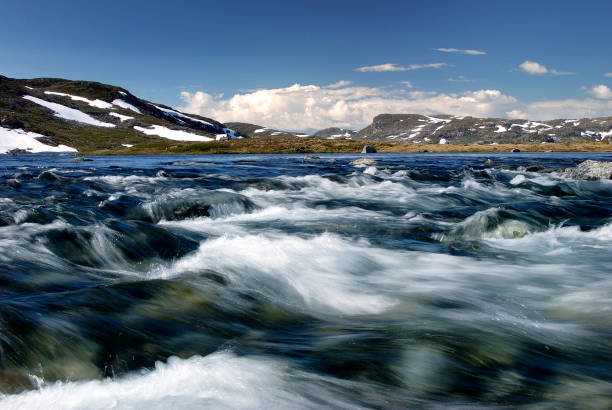 Hardangervidda National Park in Norway. Photo was taken near the Kraekkja hut (near Fagerheim)
