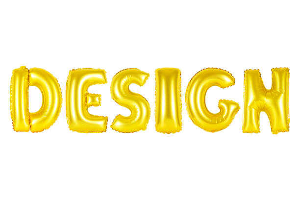 istock Gold alphabet balloons, design 1130277599
