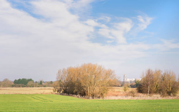 istock Beverley minster and rural landscape in winter, Yorkshire, UK. 1130282799