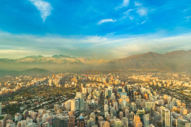 istock Santiago de Chile Aerial View from San Cristobal Hill 1130283869