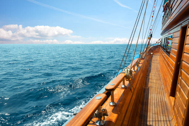 istock Yacht at sunny day 1130285522