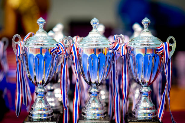 istock Trophy for winner of competition tournament 1130285794