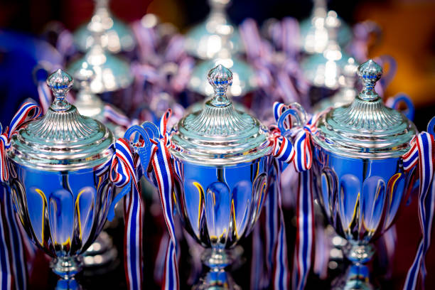 istock Trophy for winner of competition tournament 1130285834