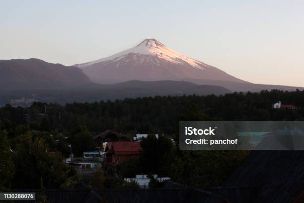 Villarrica Volcano Stock Photo - Download Image Now - Villarrica, Araucania Region, Chile