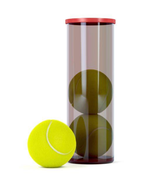 istock Tennis balls on white 1130288217