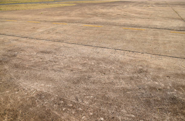 istock Texture of military runway. Airport ground marks. 1130288513