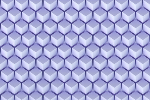 Abstract 3D minimalistic geometrical background of cubes