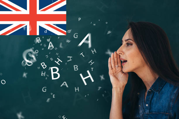 istock School, English lesson ourse of studying a foreign language. 1130289816