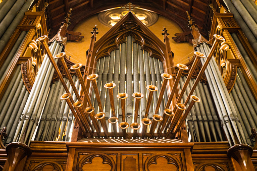 Bic organ in church