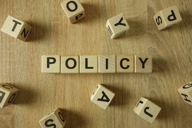 istock Policy word from wooden blocks 1130292274